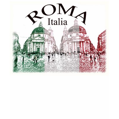Roma Stamped Tee Shirt by nextstopitaly
