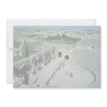 Roman amphitheater with oval piazza behind, Jarash Personalized Announcement