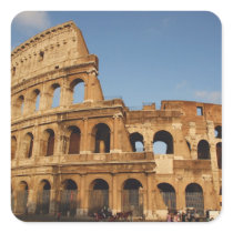 Roman Art. The Colosseum or Flavian 4 Square Sticker