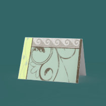 Roman Bath Blank Note Card