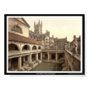 Roman Baths and Abbey, Bath, England posters