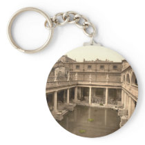 Roman Baths and Abbey II, Bath, Somerset, England Key Chain