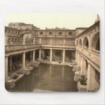 Roman Baths and Abbey II, Bath, Somerset, England Mousepad