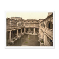 Roman Baths and Abbey II, Bath, Somerset, England Postcard