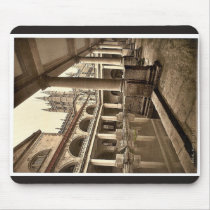 Roman Baths and Abbey, III, Bath, England classic Mousepad