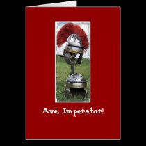 Roman Birthday Card cards