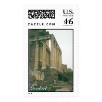 Roman building in Italy, Goodart postage by pili_aloha Roman building in Italy, Goodart postage