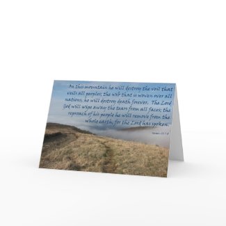 Roman Catholic Old Testament Sympathy Card card