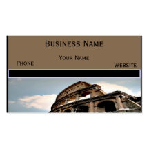 Roman Coliseum Business Card Templates