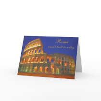 Roman Coliseum Card