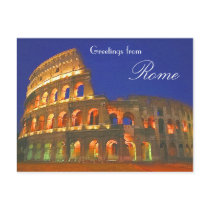 Roman Coliseum postcards by malibuitalian Roman Coliseum postcards