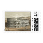 Roman Coliseum Vintage Art Stamps