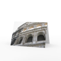 Roman Colosseum blank note card