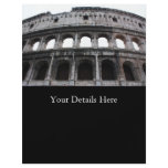 Roman Colosseum Personalized Flyer
