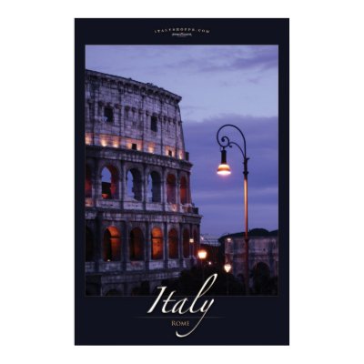 Roman Colosseum Poster by ItalyShoppe
