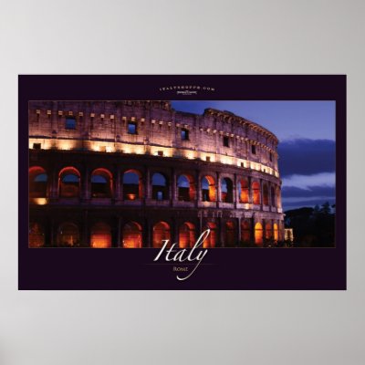 Roman Colosseum Poster by ItalyShoppe