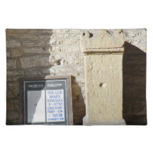 Roman Column at Haddon Hall, Derbyshire Place Mat