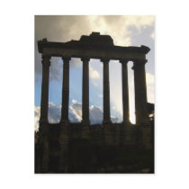 roman columns postcards
