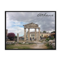 roman columns post cards