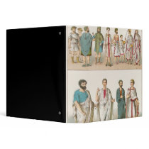Roman Dress, from 'Trachten der Voelker', 1864 Binder