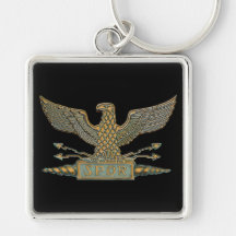 Roman Eagle Copper Key Chain