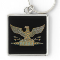 Roman Eagle Copper Key Chain