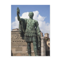 Roman Emperor statue Postcard