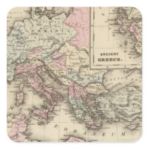 Roman Empire, Greece Square Sticker