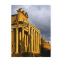 roman forum building postcards