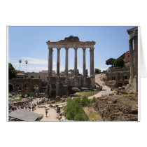 Roman Forum Greeting Card