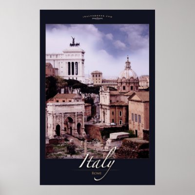 Roman Forum Poster by ItalyShoppe