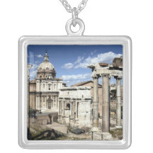 Roman Forum, Rome, Italy Personalized Necklace