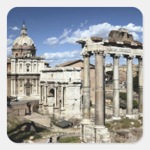 Roman Forum, Rome, Italy Square Sticker