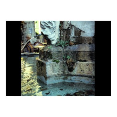 Roman Fountain, Aix-en-Provence, France Poster by drjwtaylor