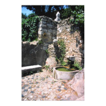 Roman fountain, Castello St. George, Alfama, Portu posters by drjwtaylor Roman fountain, Castello St. George, Alfama, Portu posters