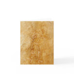 Roman Gladiator Graffiti Greeting Card