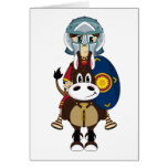 Roman Gladiator on Horse Card