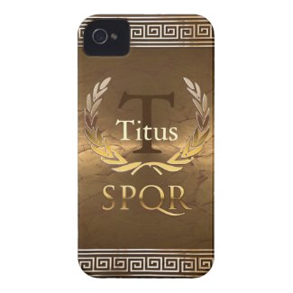 Roman Monogram iPhone 4 Case-Mate Cases