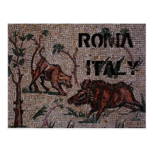 Roman Mosaic Postcard