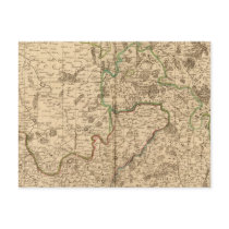 Roman roads and battlefields postcard