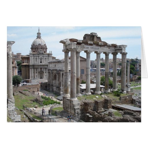 Roman Ruins Card