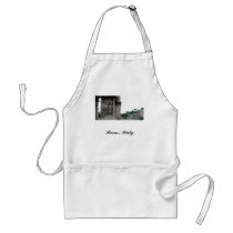 Roman Ruins Entrance in Rome Italy Apron
