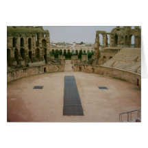 Roman ruins Tunisia Greeting Card