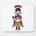 Roman Soldier & Horse Mousepad
