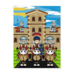 Roman Soldiers Guarding Tower Fort Postcards