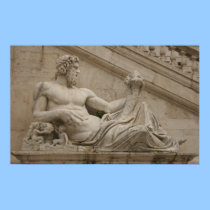 Roman Statue Large Print II posters