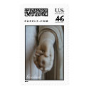 Roman statue with an apple Louve, Paris, Goodart postage