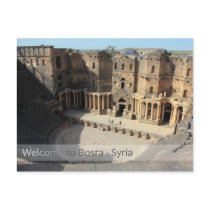 Roman theater stage Bosra, Syria Postcard