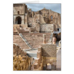 Roman Theatre Cartagena Spain Greeting Cards
