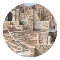 Roman Theatre Cartagena Spain stickers by Squealia Roman Theatre Cartagena Spain stickers